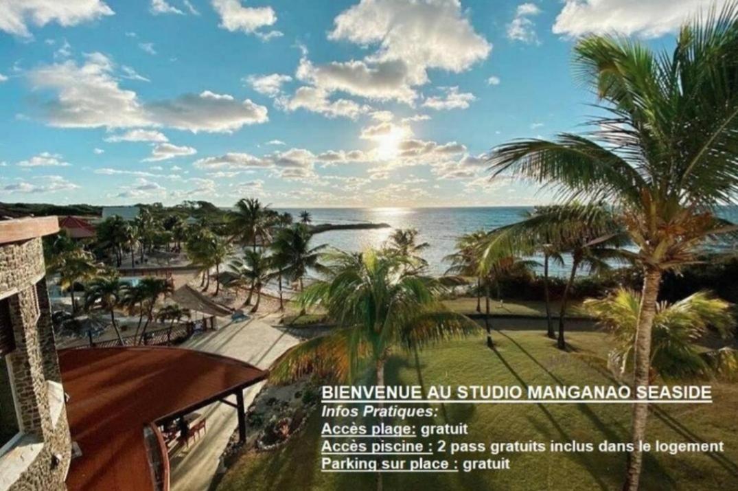 Studio SeaSide - Le Manganao Apartment Saint-Francois  Bagian luar foto